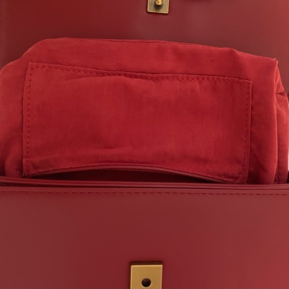 Miztique Faux Leather Red Shoulder Bag - Picture 12 of 16